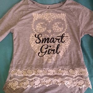 Kids Smart Girl Long sleeve Shirt